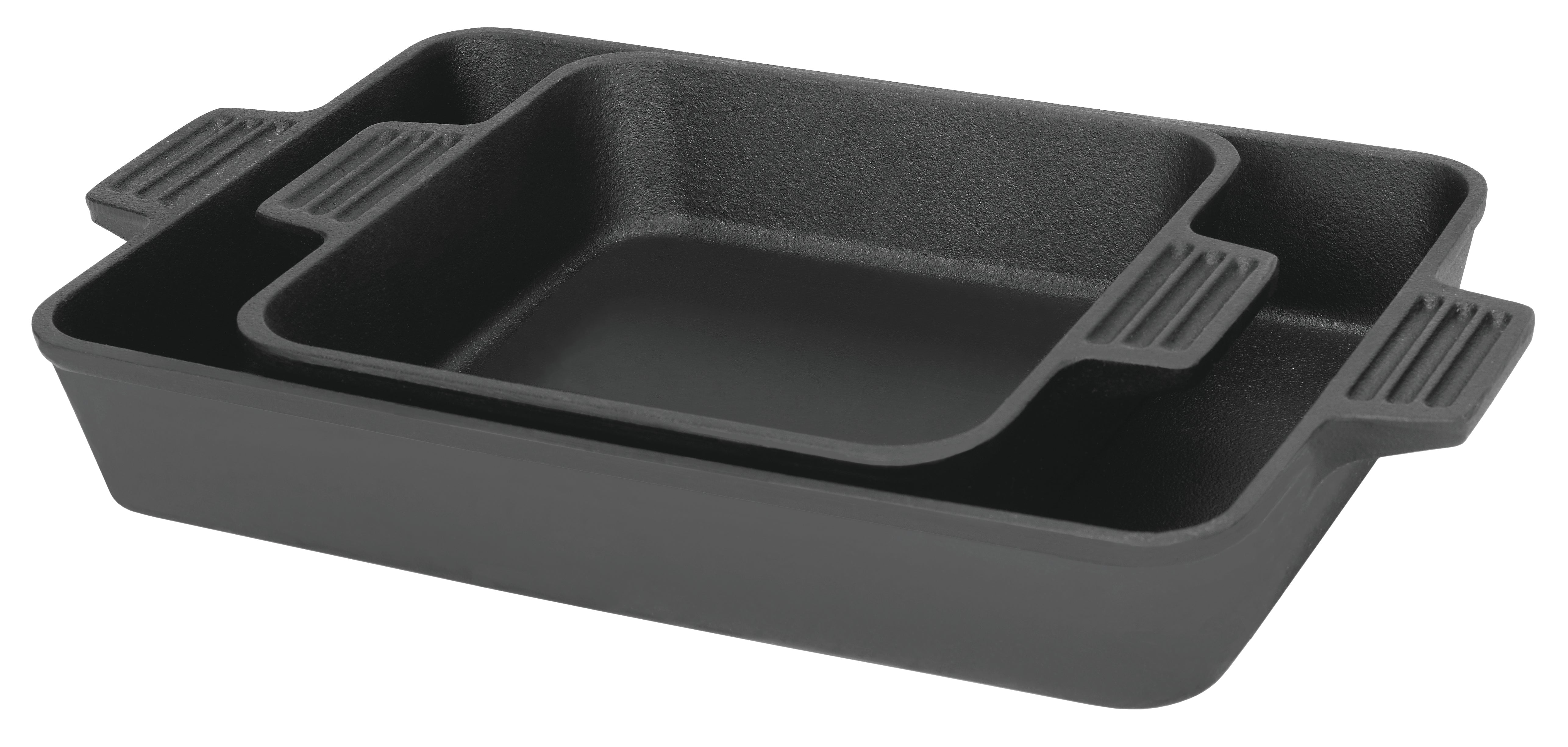 8-in and 13-in Cast Iron Cake Pan Set