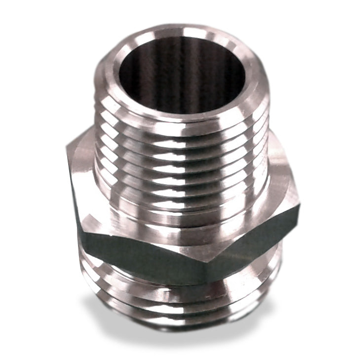 Stainless Fitting on a white background