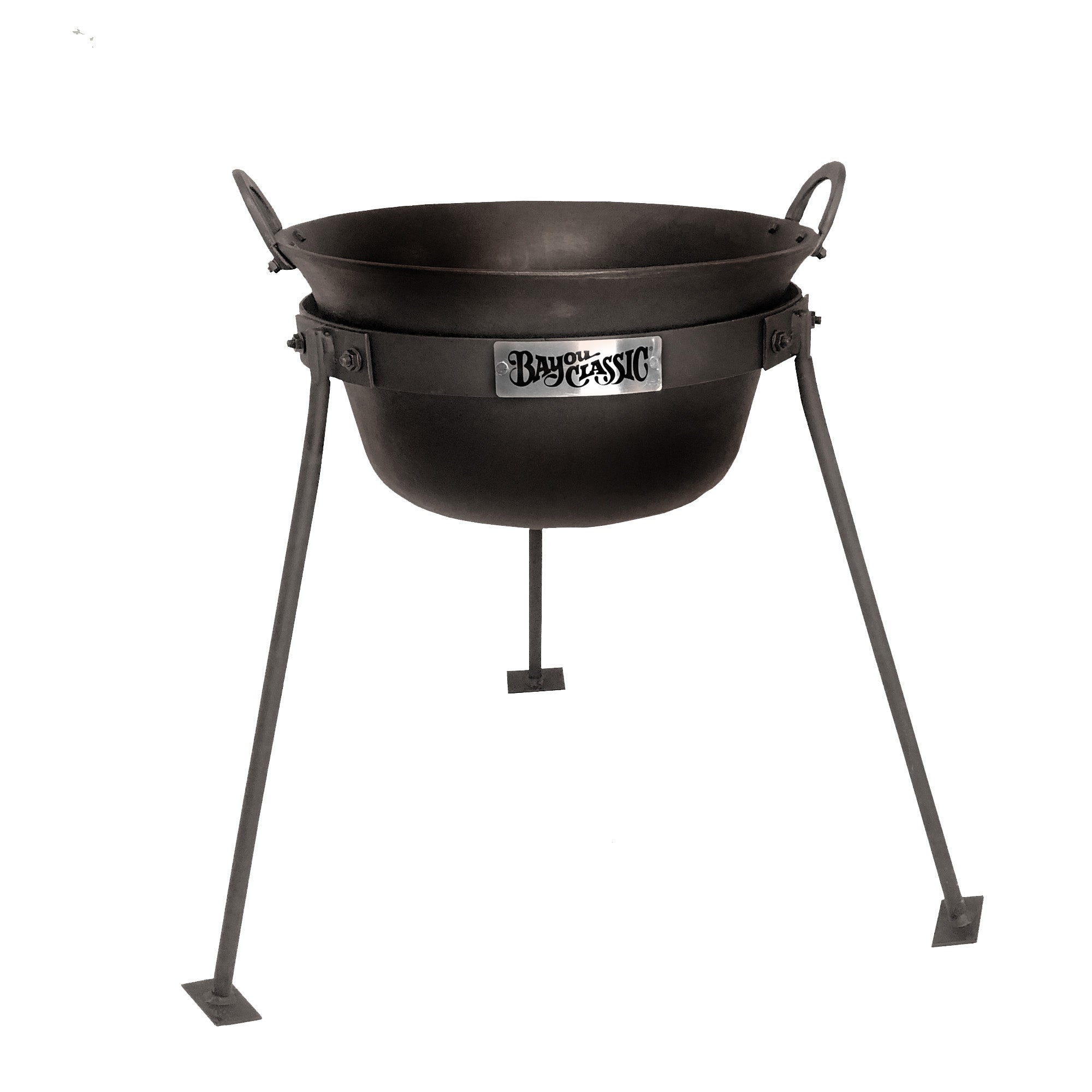 20-qt Cast Iron Gypsy Kettle with Stand