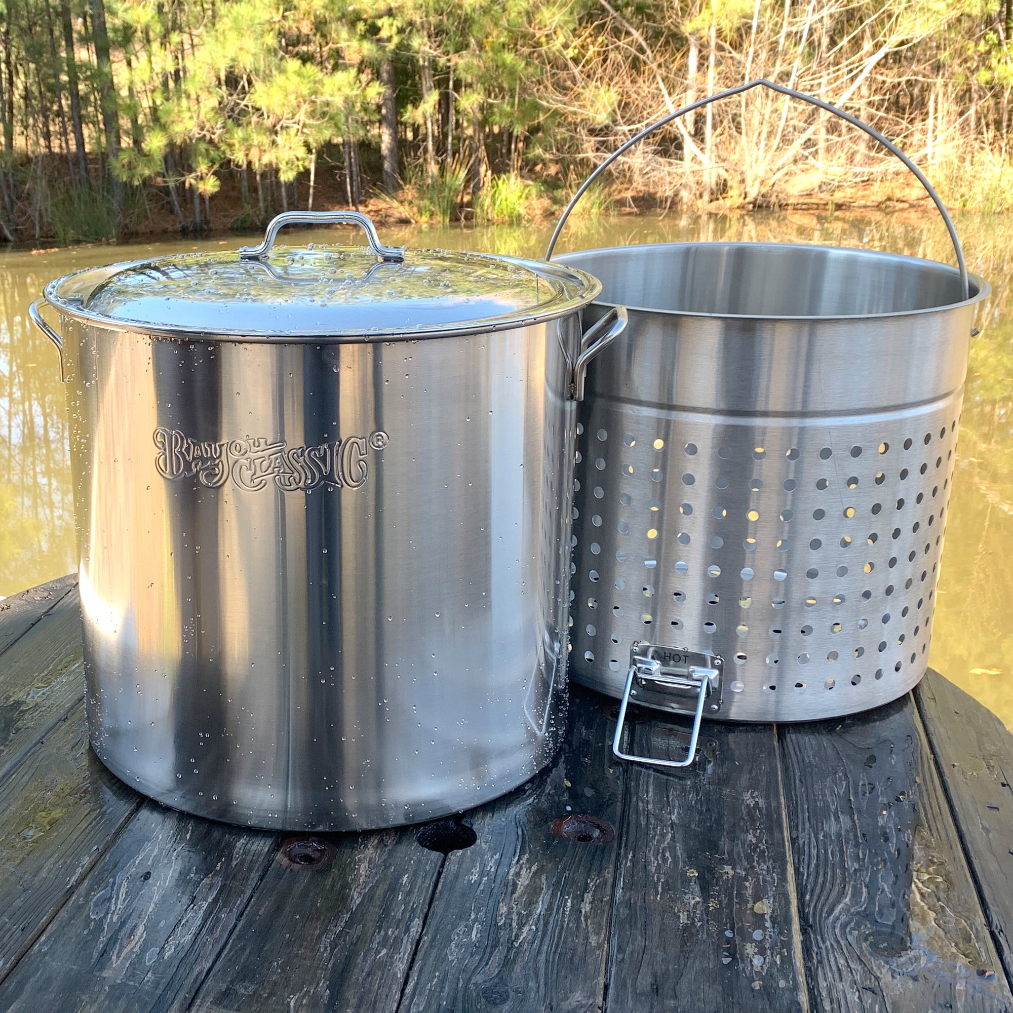 Stainless Bayou® Boilers with Baskets