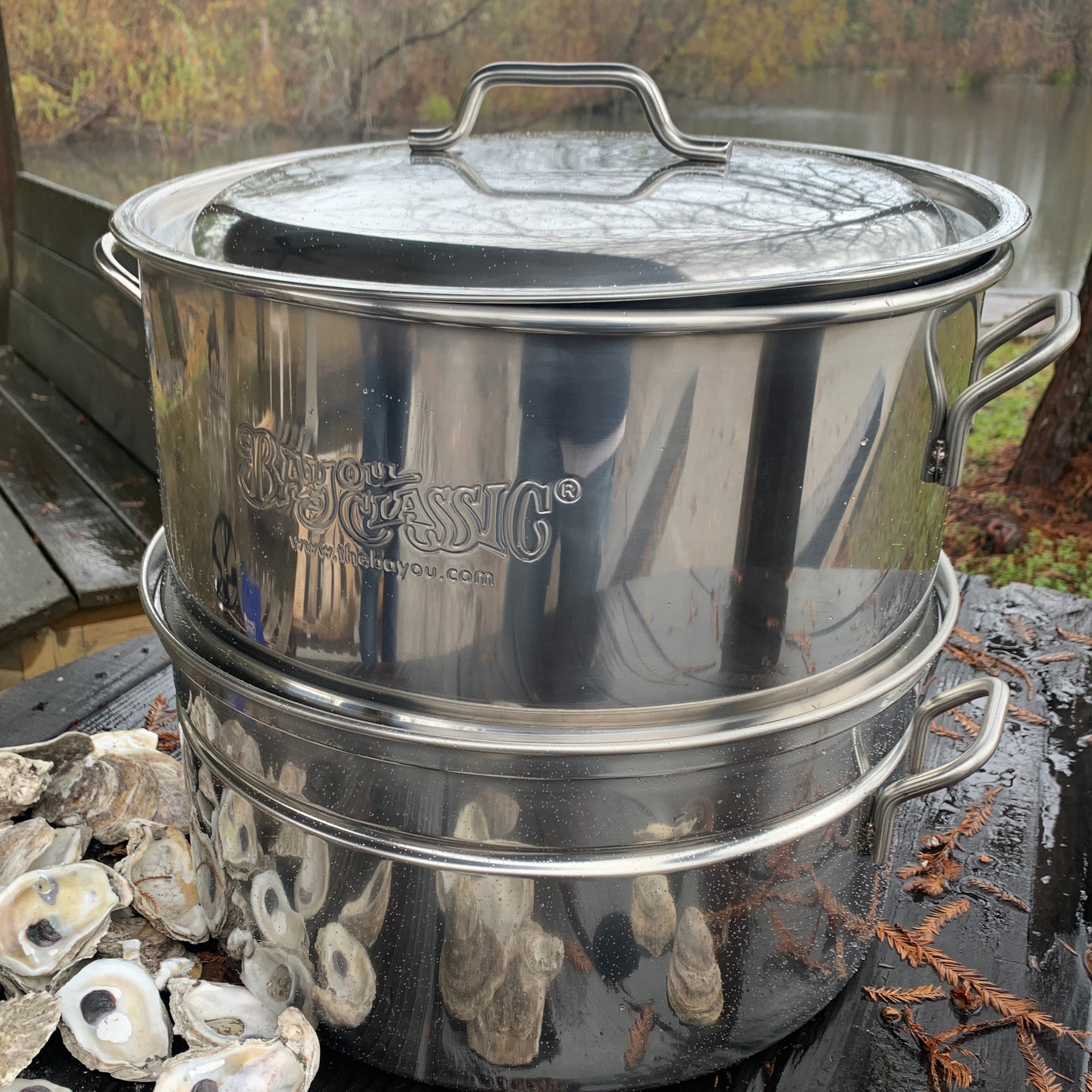 Stainless Oyster Steamer