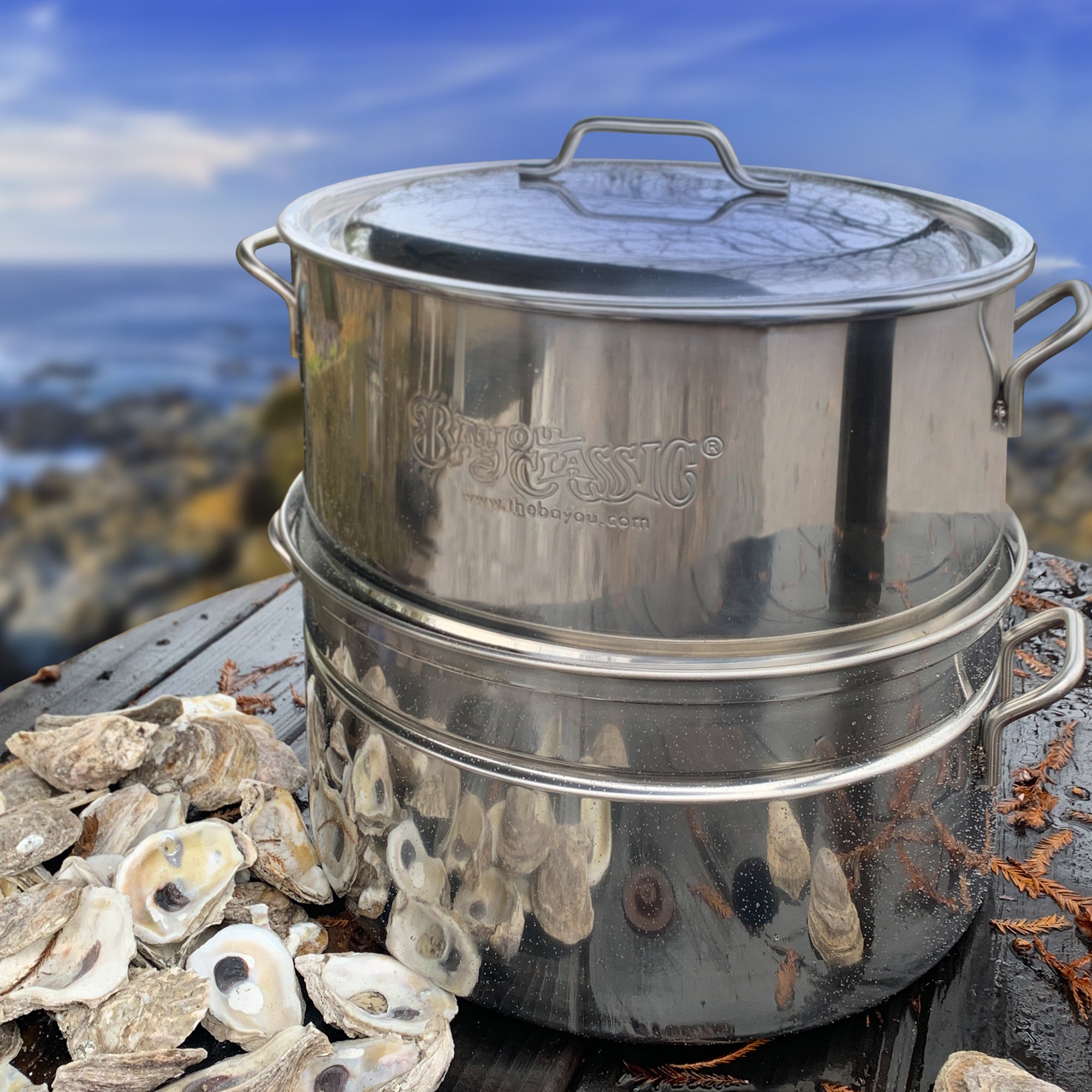 Stainless Oyster Steamer