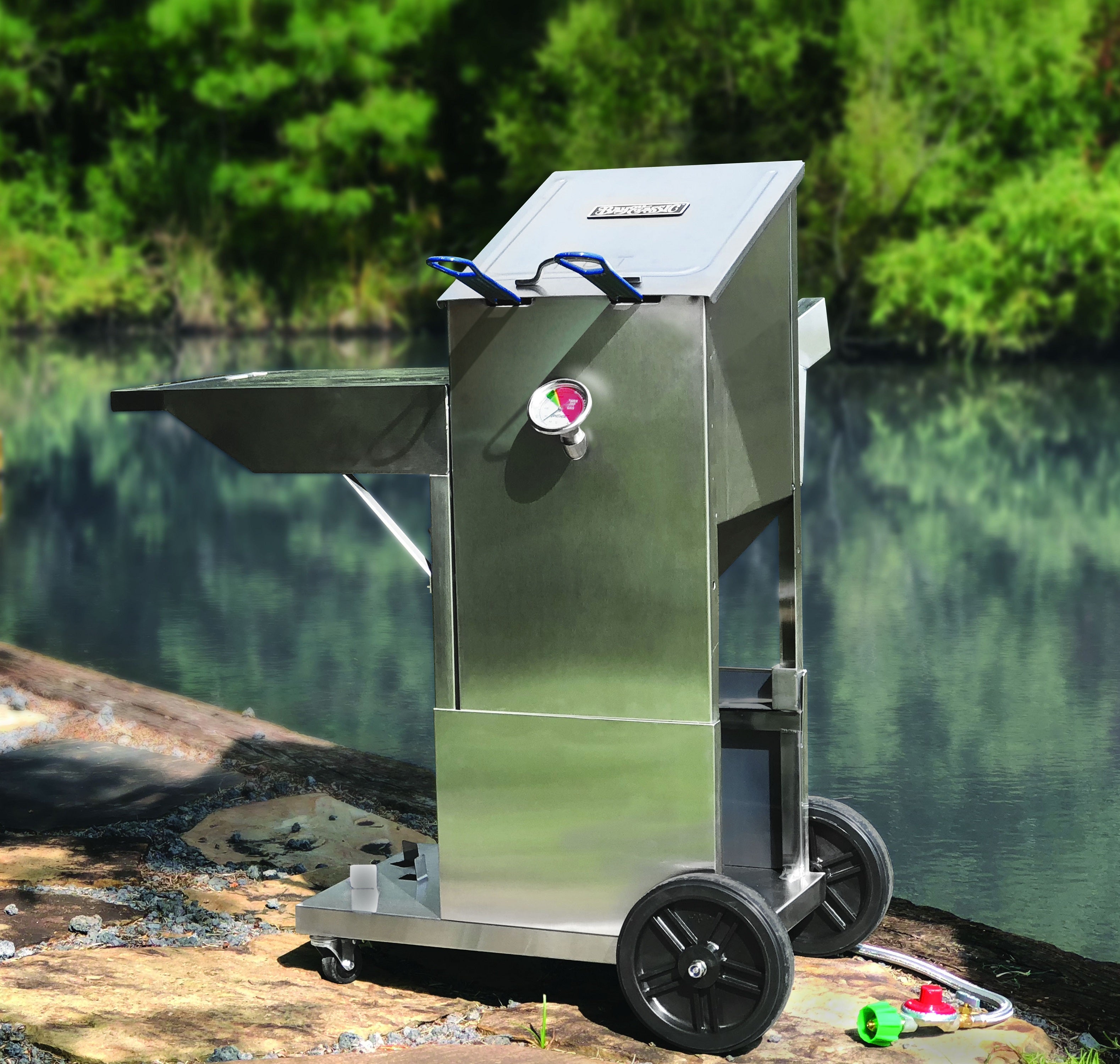 Stainless Bayou® Fryer Cart