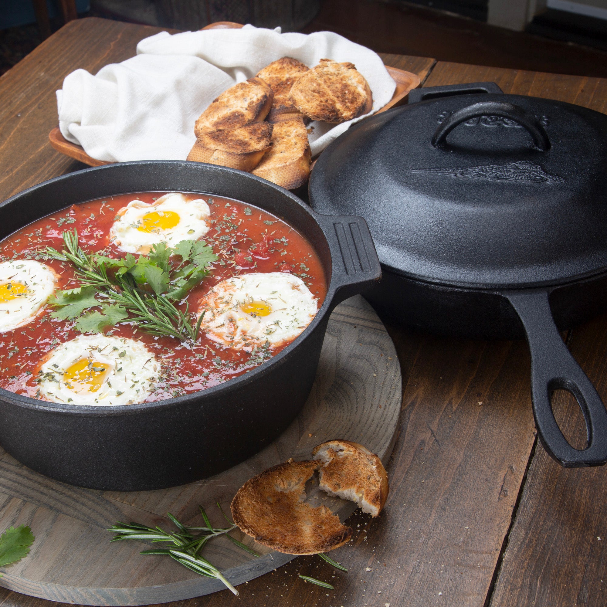 3-pc Cast Iron Cookware Set