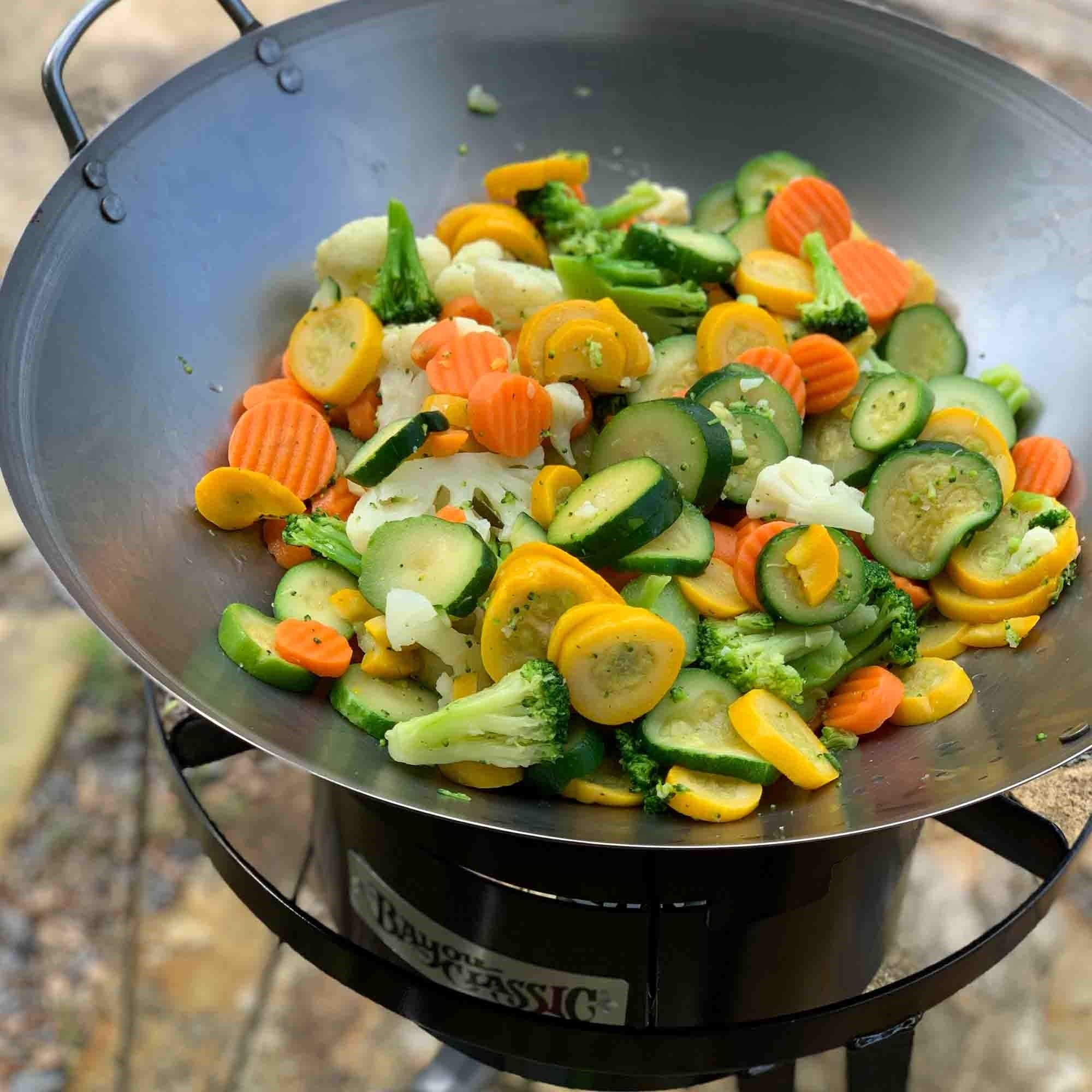 Steel Flat Bottom Wok