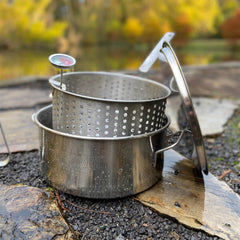 10-qt Stainless Fry Pot