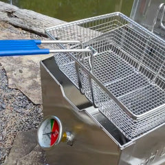 2.5-gal Stainless Bayou® Fryer Basket