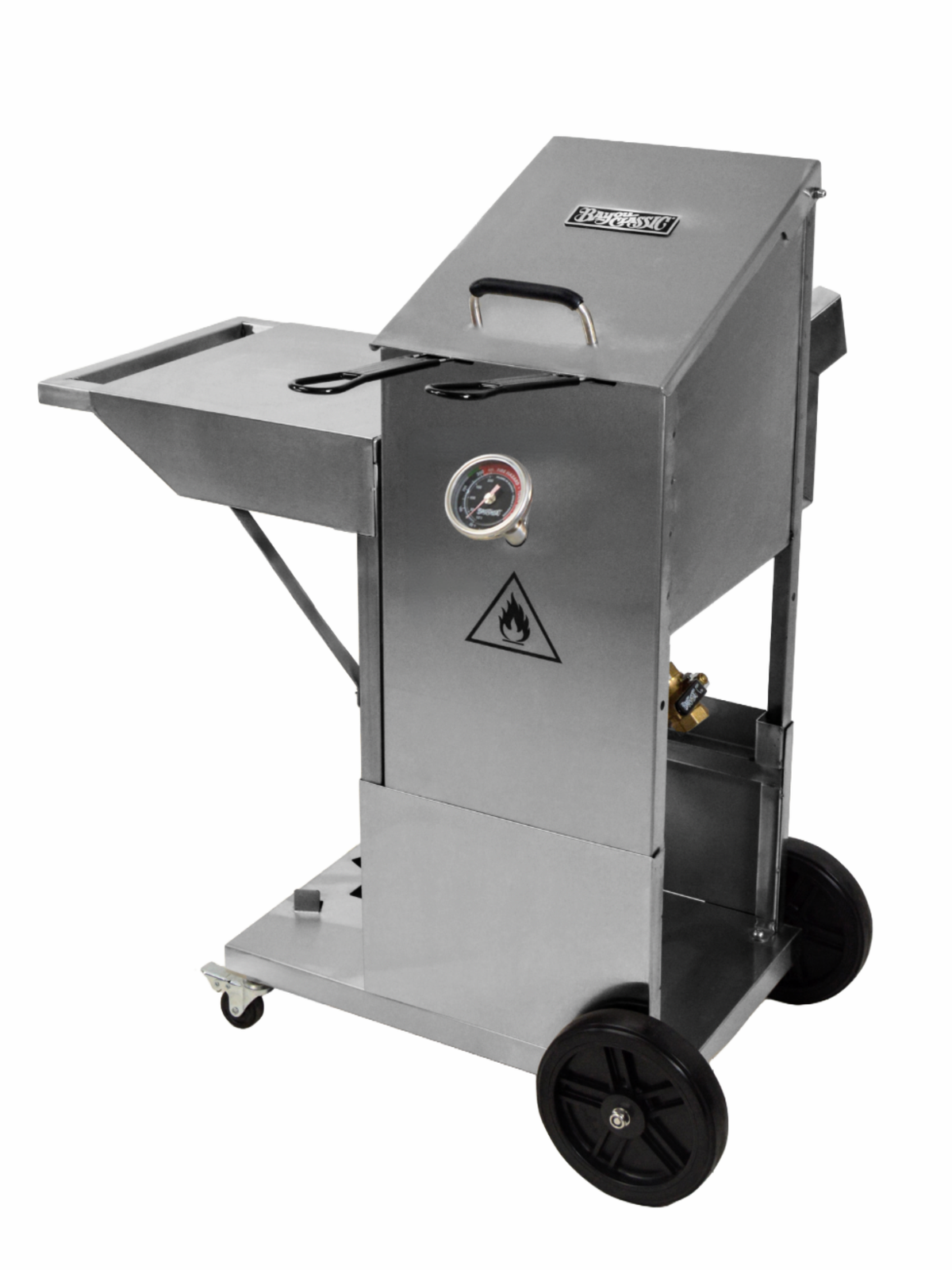 4-gal Stainless Bayou® Fryer with Cart