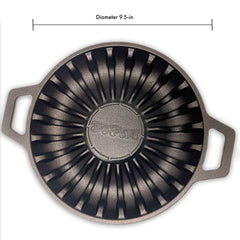 Cast Iron Shrimp Pan