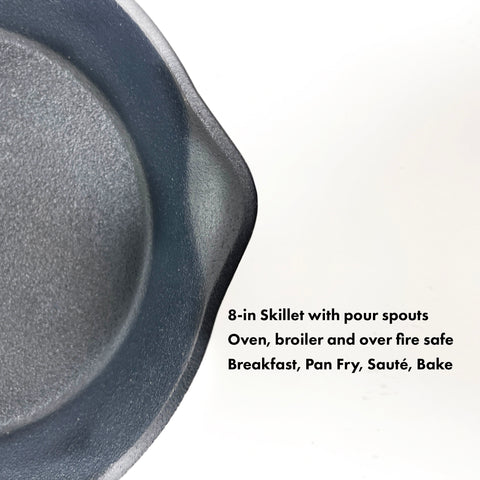 8-in Cast Iron Skillet