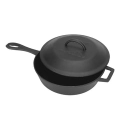 3-qt Cast Iron Covered Skillet