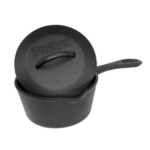 1-qt Covered Cast Iron Sauce Pot