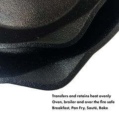 10-in and 12-in Cast Iron Skillet Set
