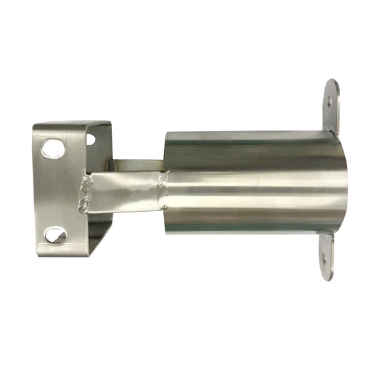 Stainless Intake Tube for a Bayou Fryer on a white background