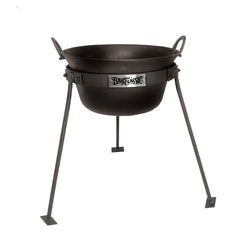 20-qt Cast Iron Gypsy Kettle with Stand