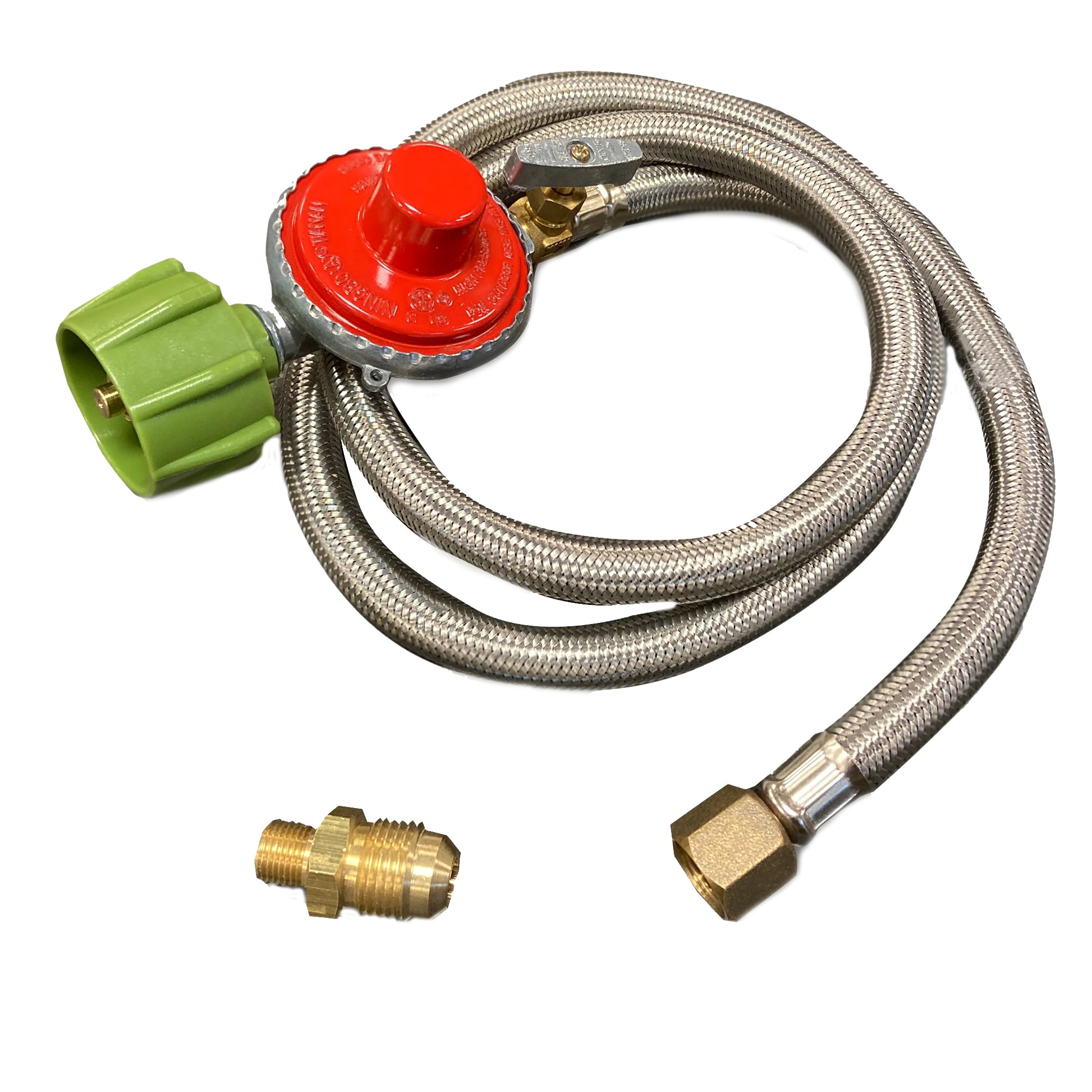 M5HPR-1 10-psi Hose and Regulator on a white background