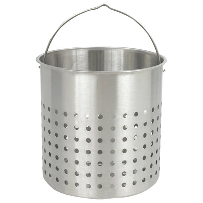 Perforated stainless basket
