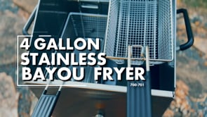 4-gal Stainless Bayou Fryer Video