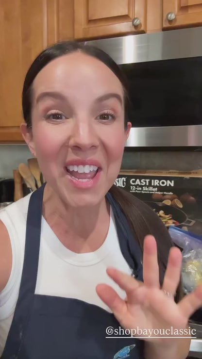 Video about cast iron skillet
