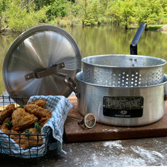 Mossy Oak 14-qt Aluminum Fry Pot with Lid