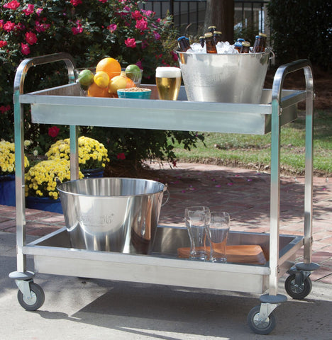 Stainless Serving Cart