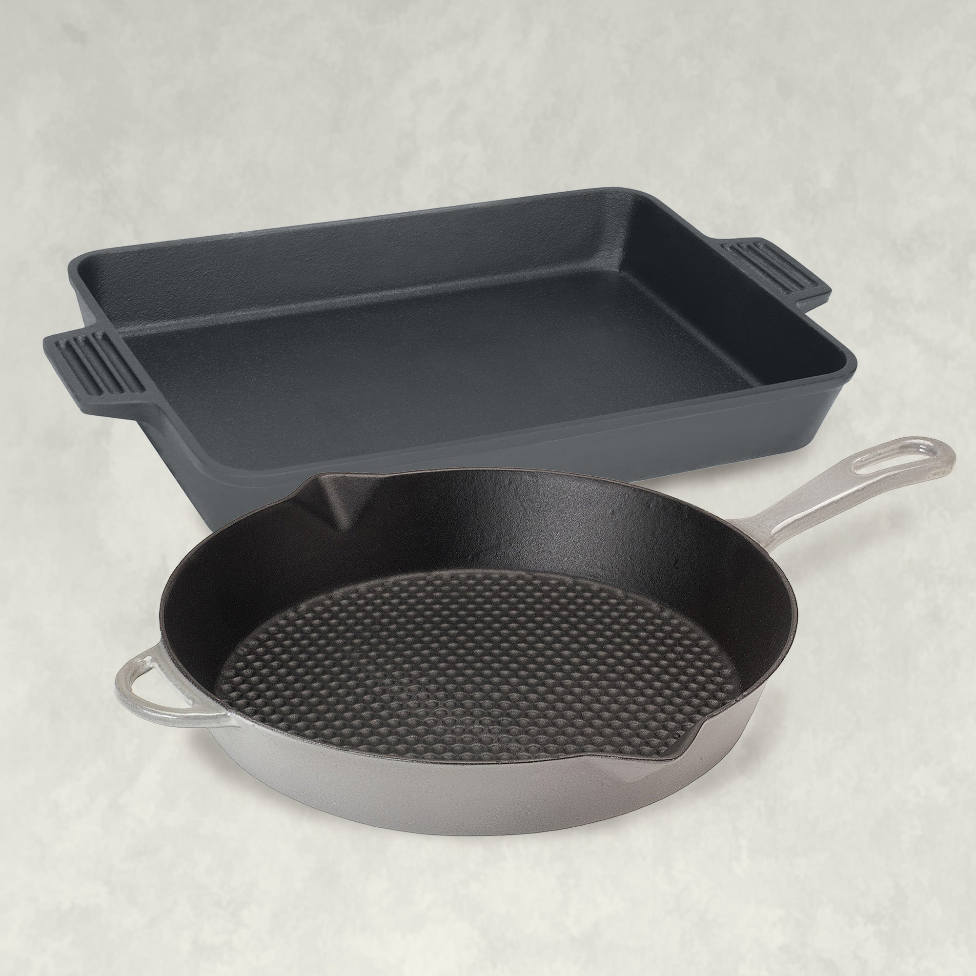 Cast Iron Kitchen Set, weathered gray