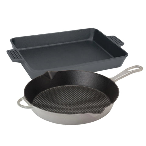 Cast Iron Kitchen Set, weathered gray