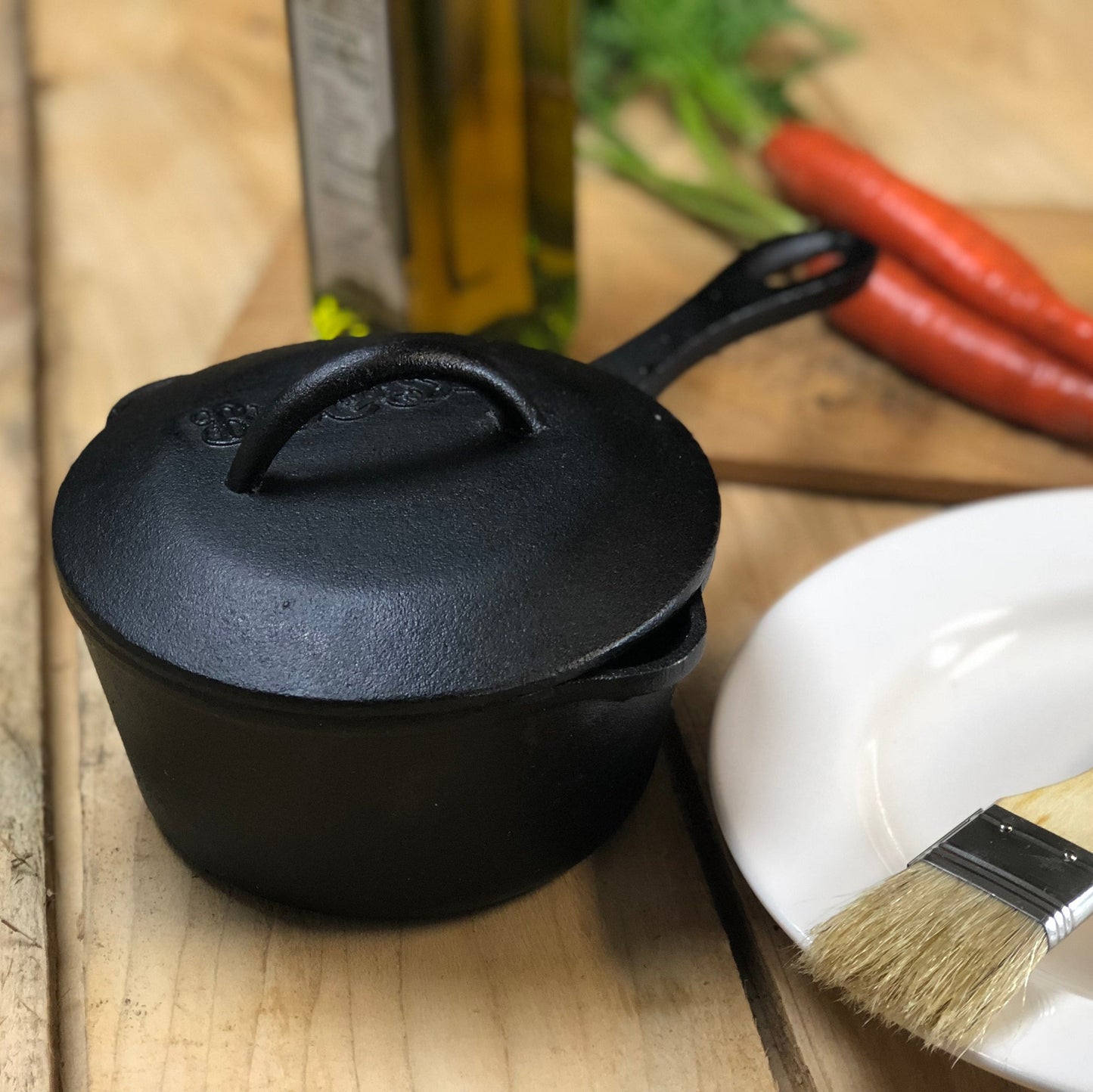 1-qt Cast Iron Sauce Pot