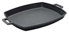 Cast Iron Shallow Pan and Press Set