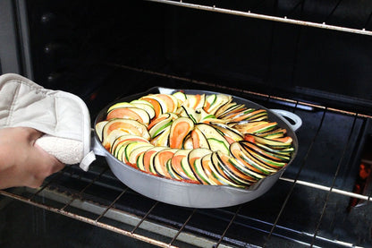 10.5-in Enameled Skillet, Weathered Grey