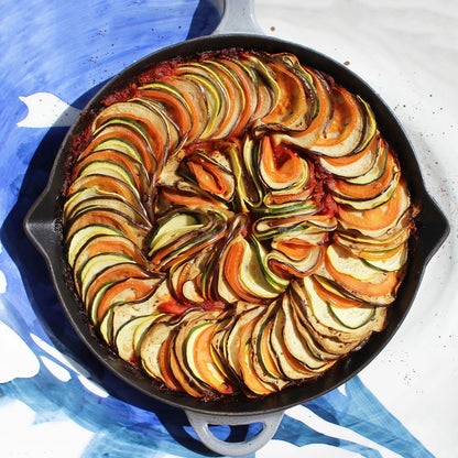 10.5-in Enameled Skillet, Weathered Grey