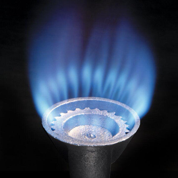 4-in  Cast Aluminum Burner with blue flames