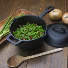 2.5-qt Cast Iron Covered Sauce Pot