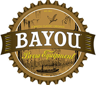 Bayou Brew Equipment emblem on a white background
