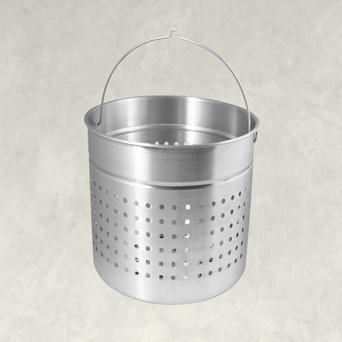 Reinforced Aluminum Baskets with Helper Handle ~ handcrafted classics