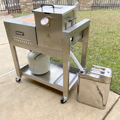 20-qt Stainless Cooking Oil Storage Can
